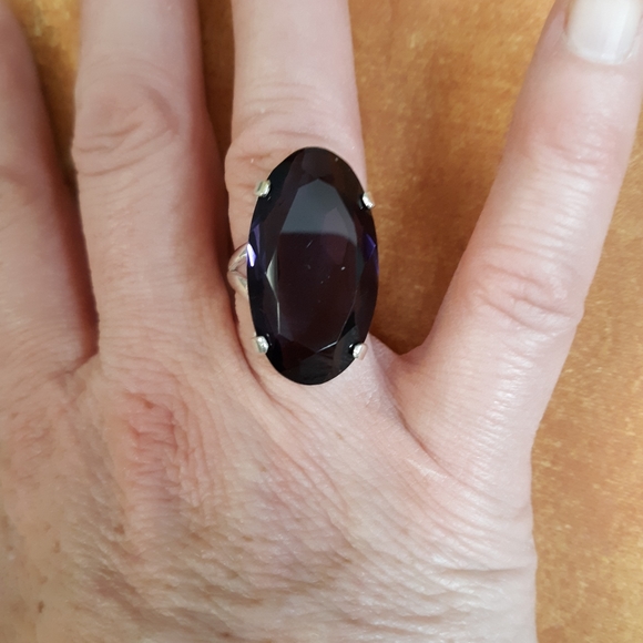 New Amethyst 925 Silver Ring. - Picture 3 of 7